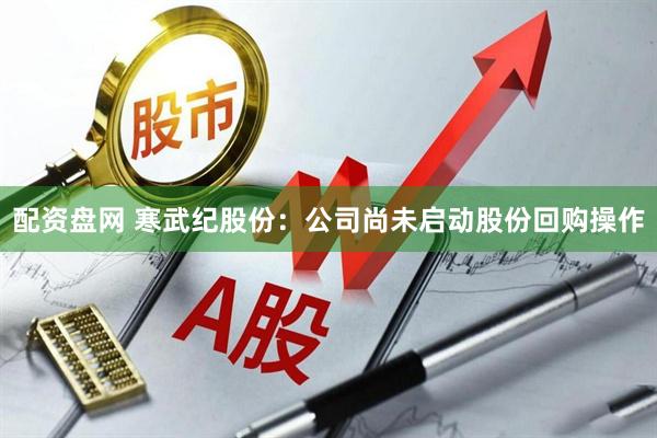 配资盘网 寒武纪股份：公司尚未启动股份回购操作